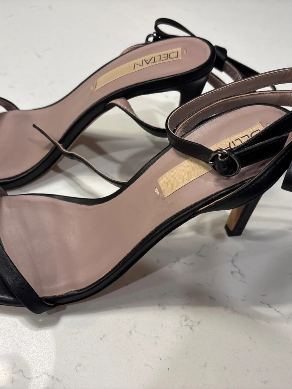 Size 9.5 Deltan Black heels